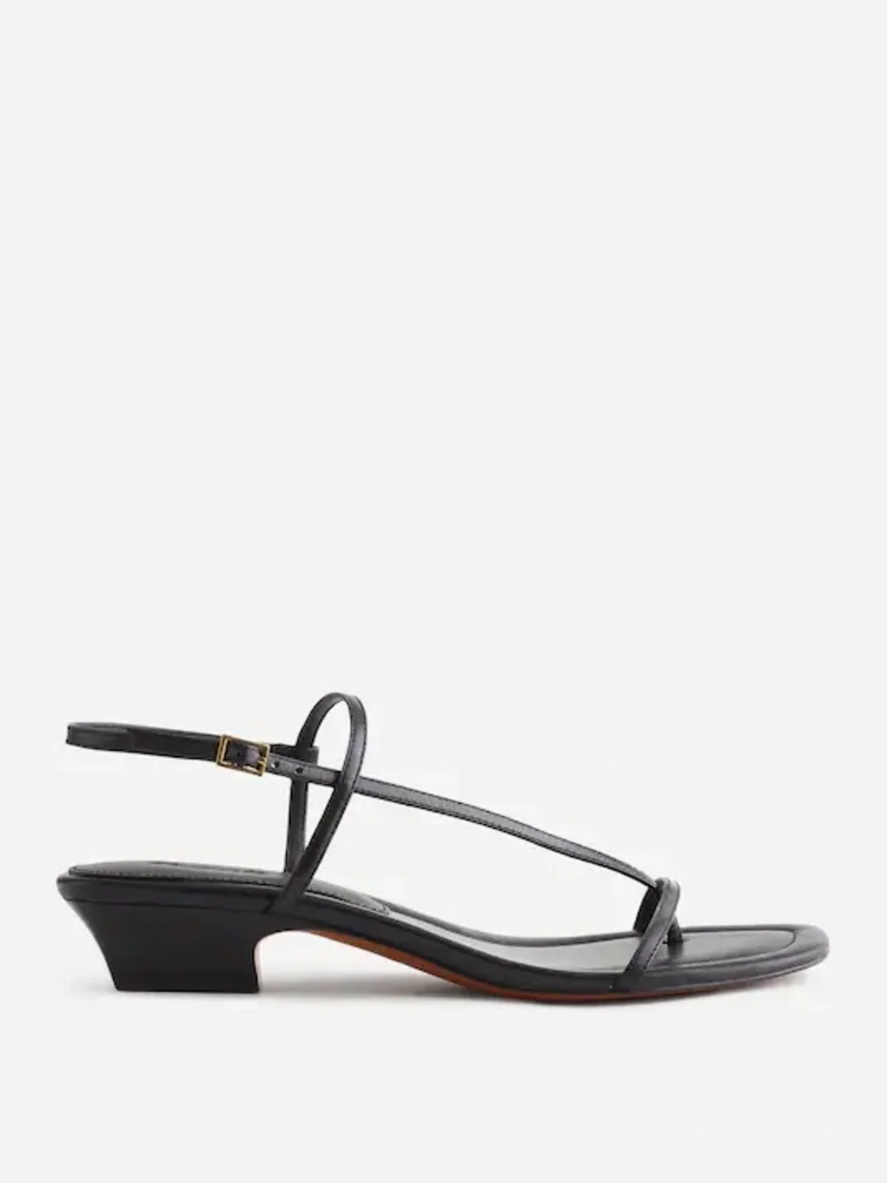 Madewell Black Thin-Strap Square-Toe Women's Sandals